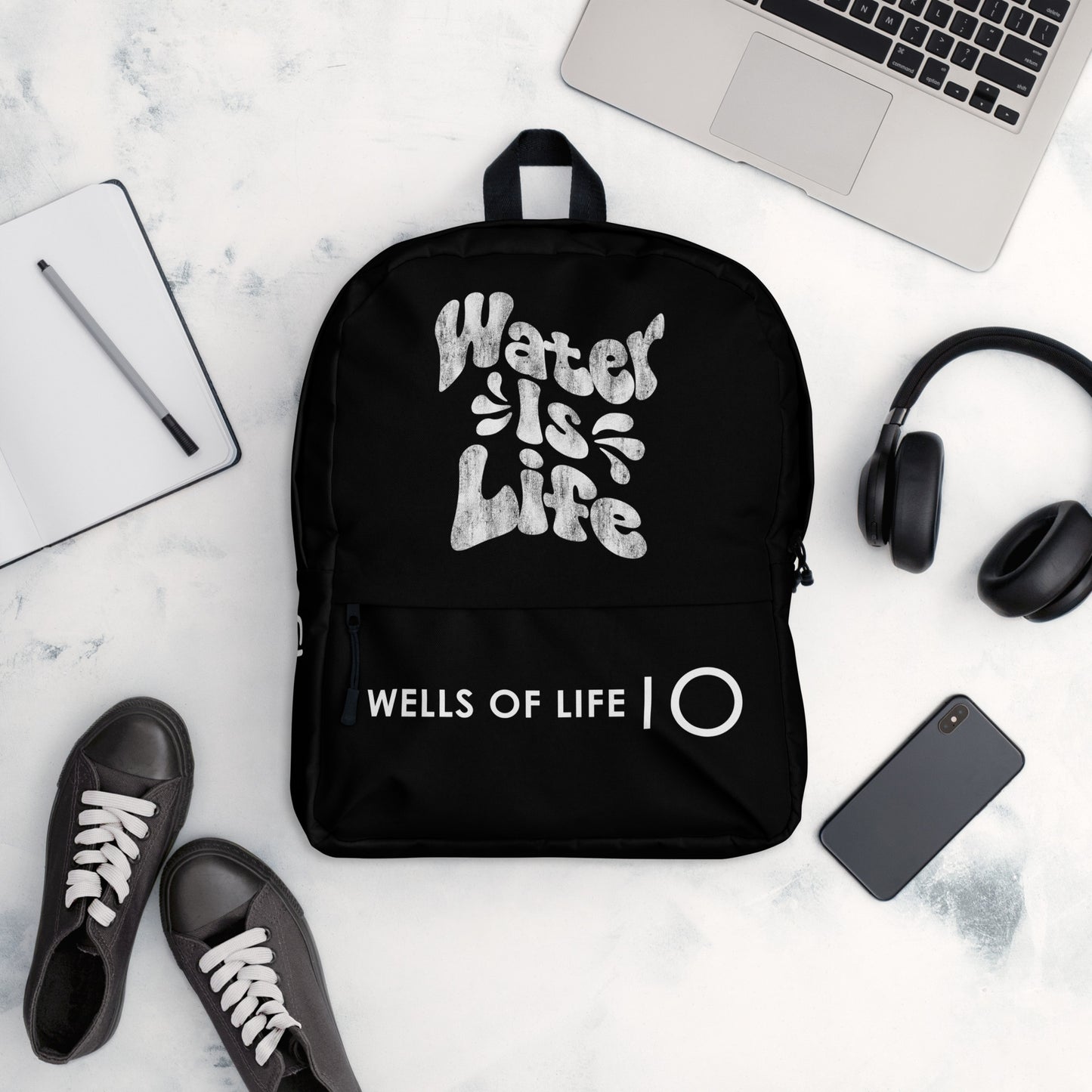 Water Is Life Custom Backpack
