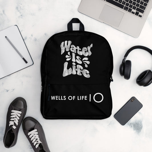 Water Is Life Custom Backpack