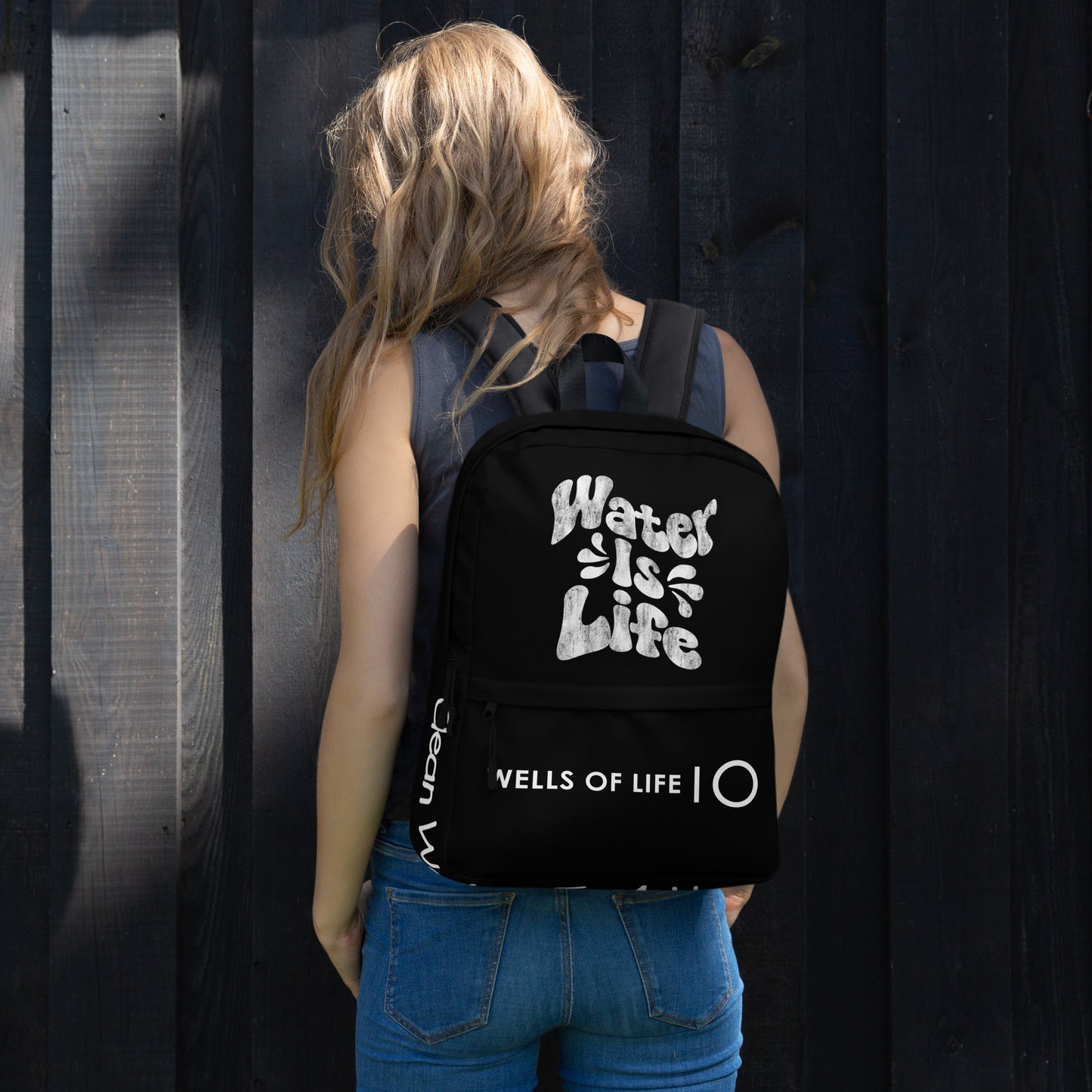 Water Is Life Custom Backpack