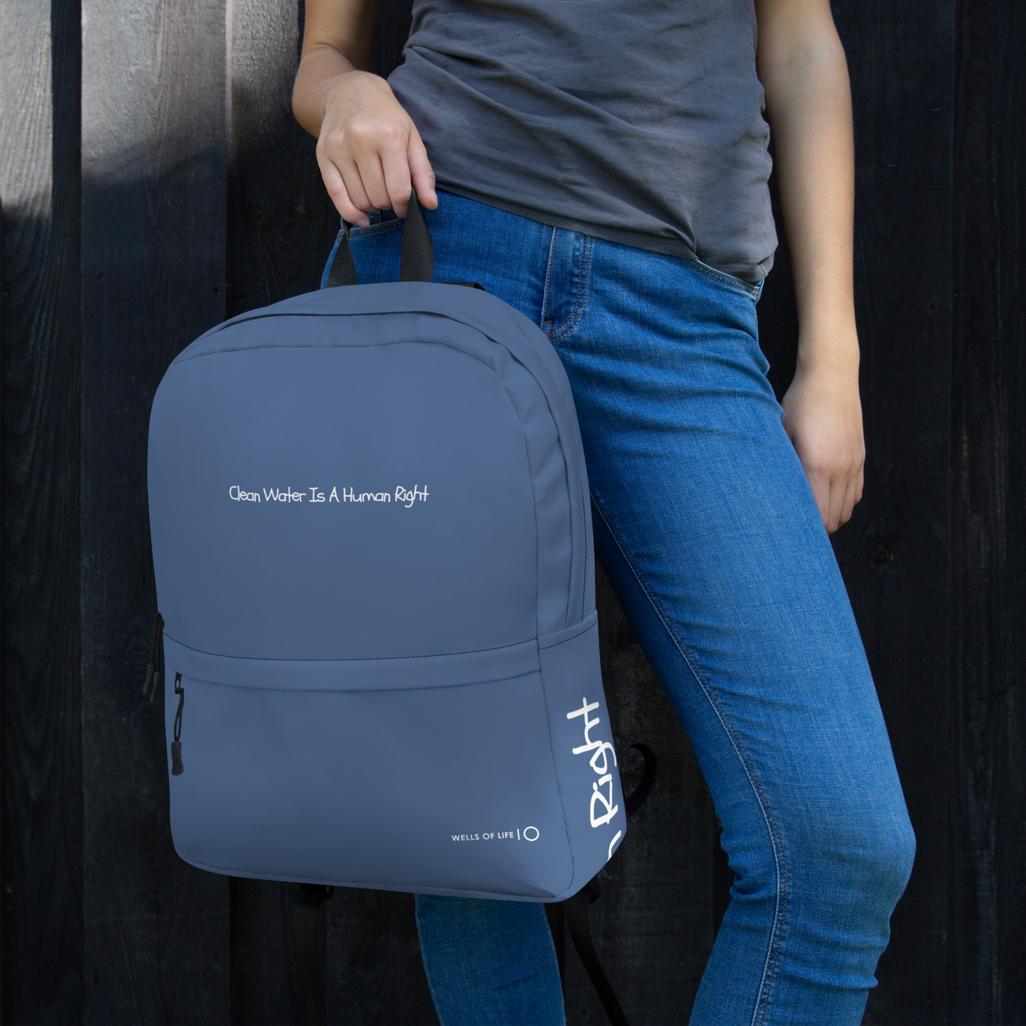 Clean Water Is A Human Right Custom Backpack