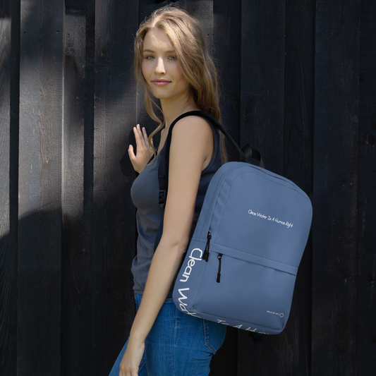 Clean Water Is A Human Right Custom Backpack