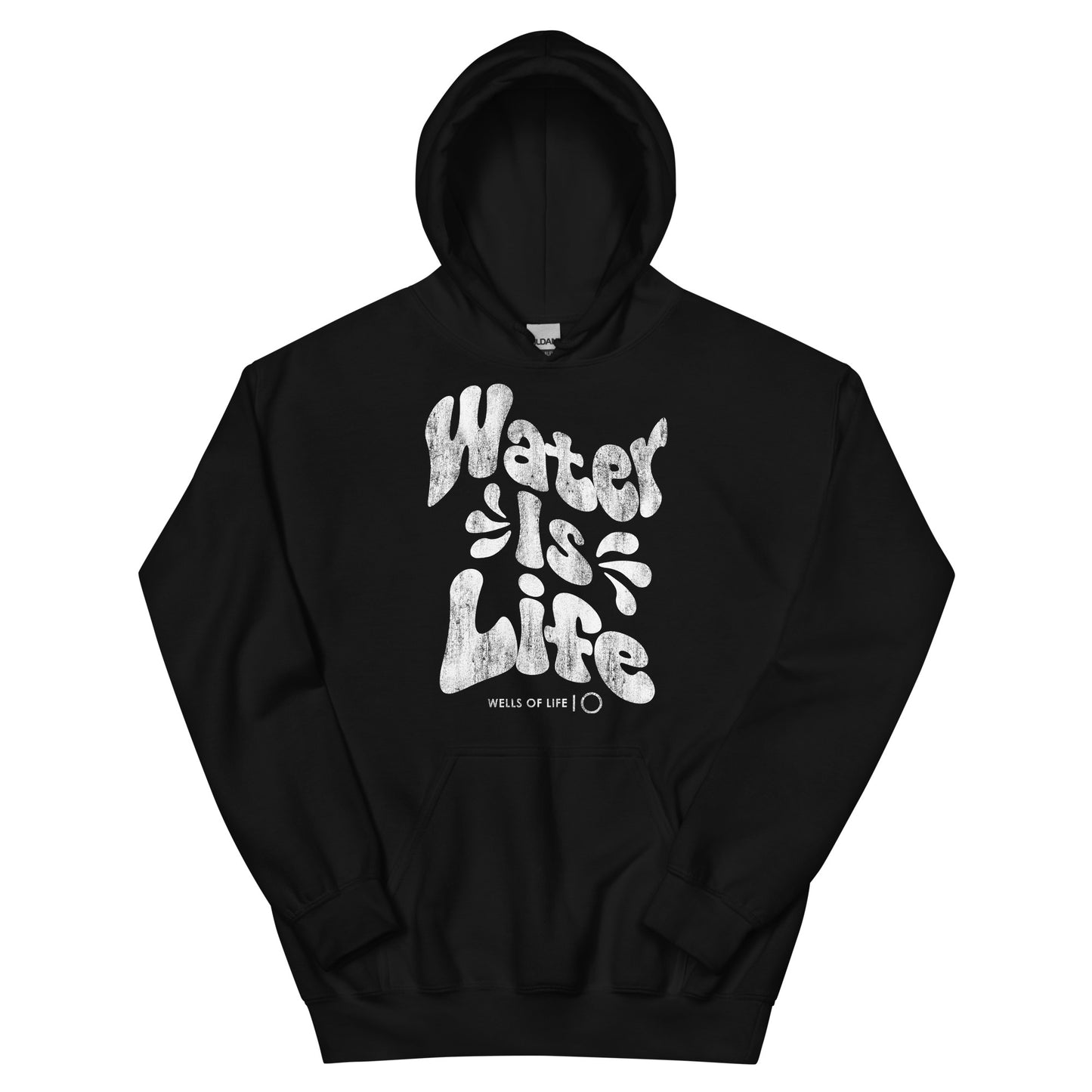 Water Is Life Vintage Print Unisex Hoodie