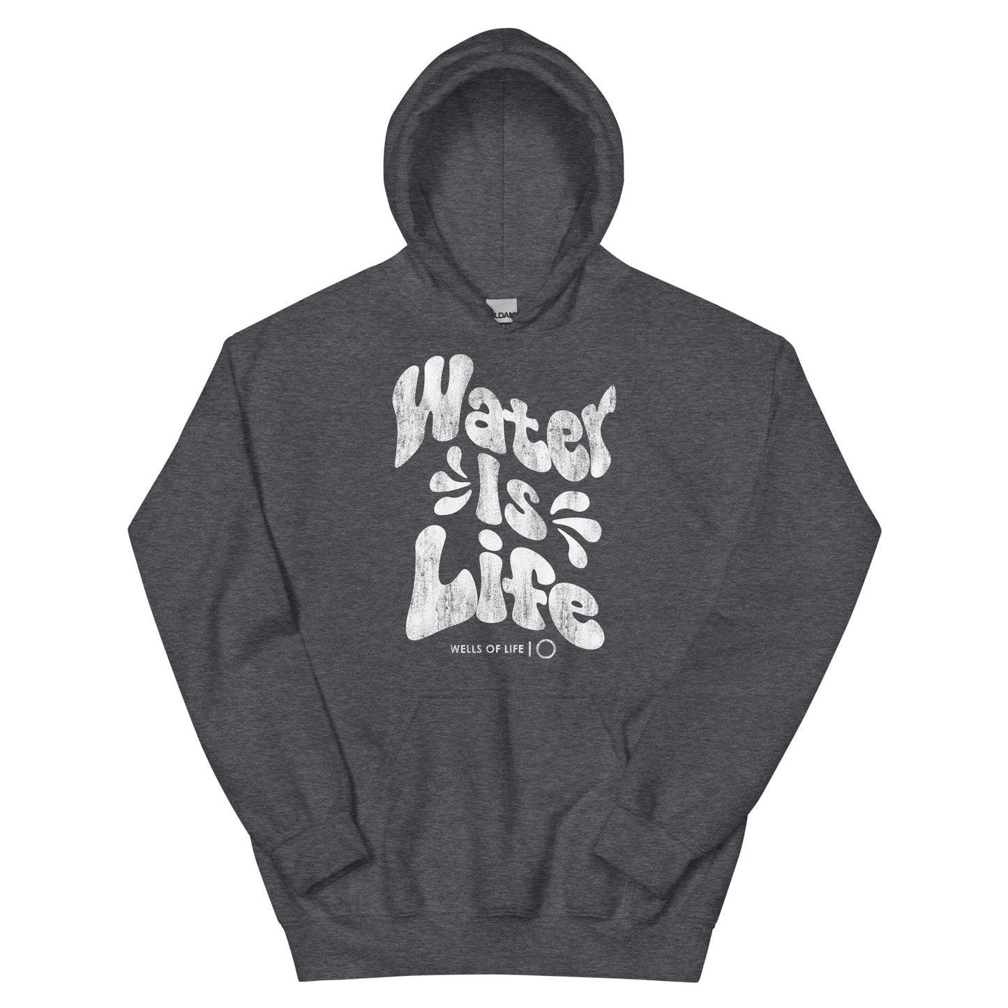 Water Is Life Vintage Print Unisex Hoodie
