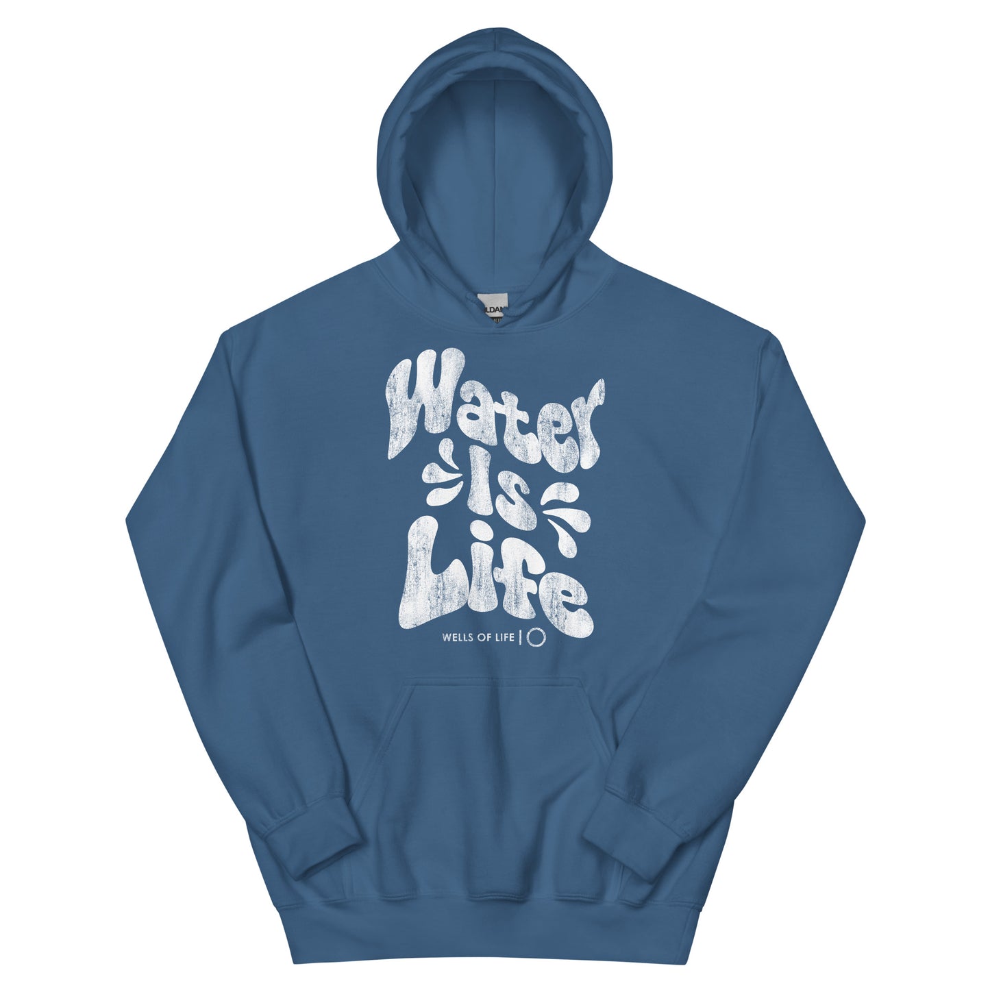 Water Is Life Vintage Print Unisex Hoodie