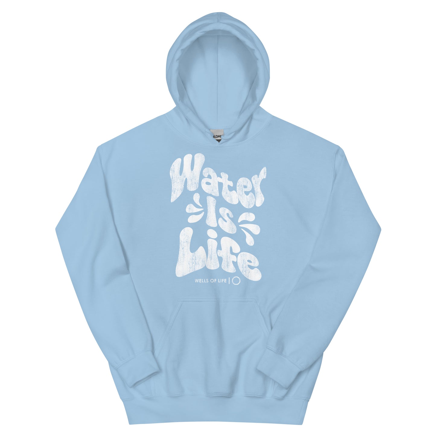 Water Is Life Vintage Print Unisex Hoodie