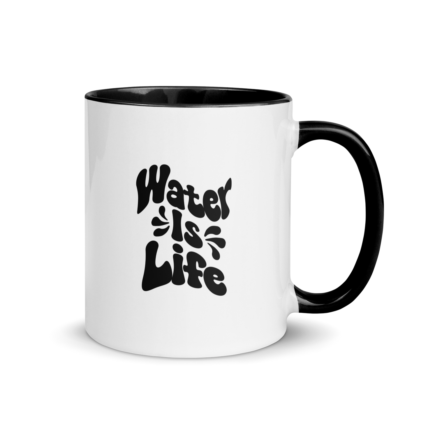 Water Is Life Mug with Color Inside