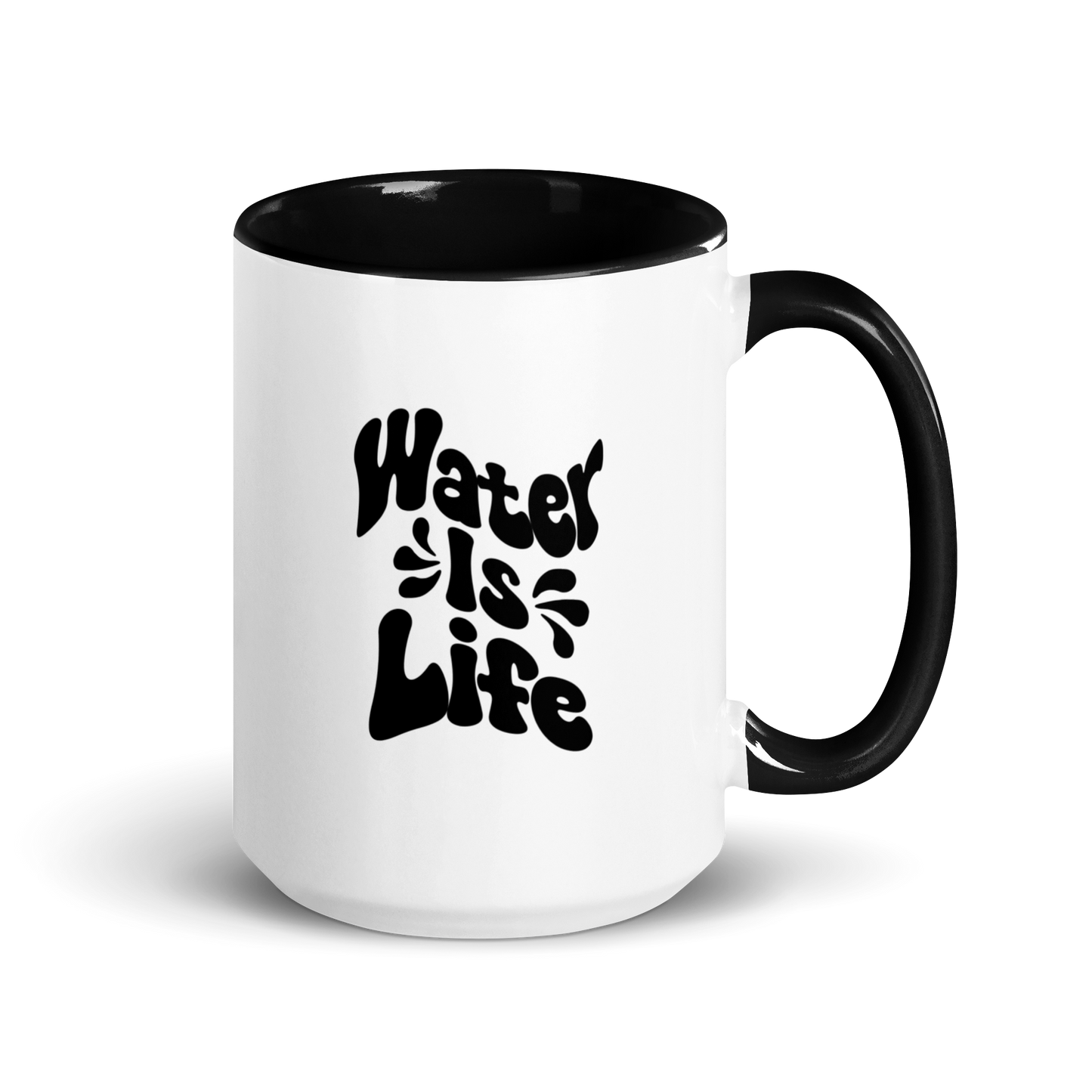 Water Is Life Mug with Color Inside