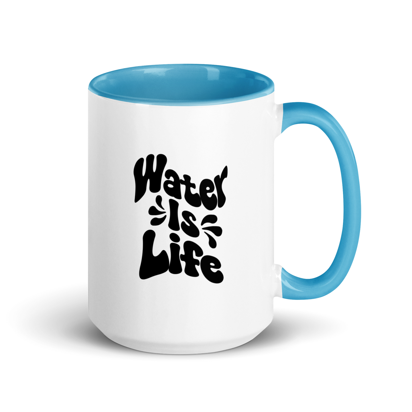 Water Is Life Mug with Color Inside
