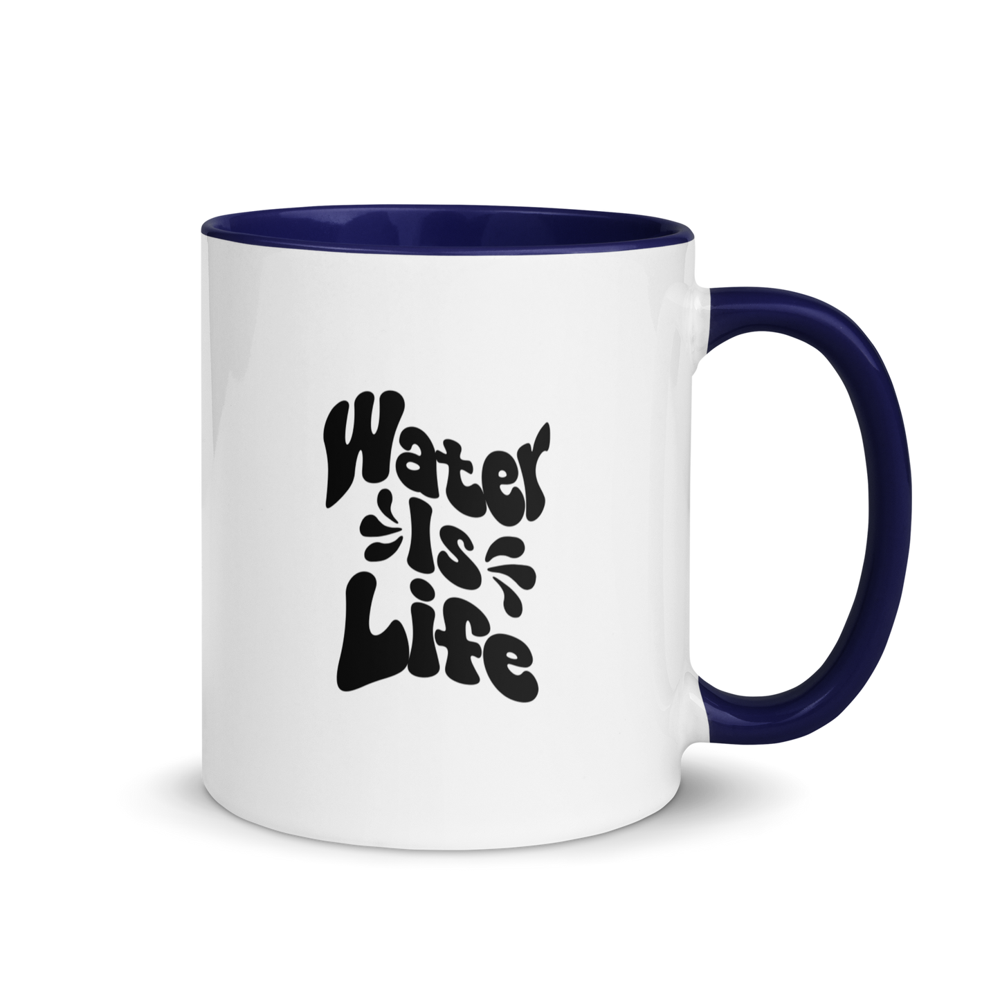 Water Is Life Mug with Color Inside