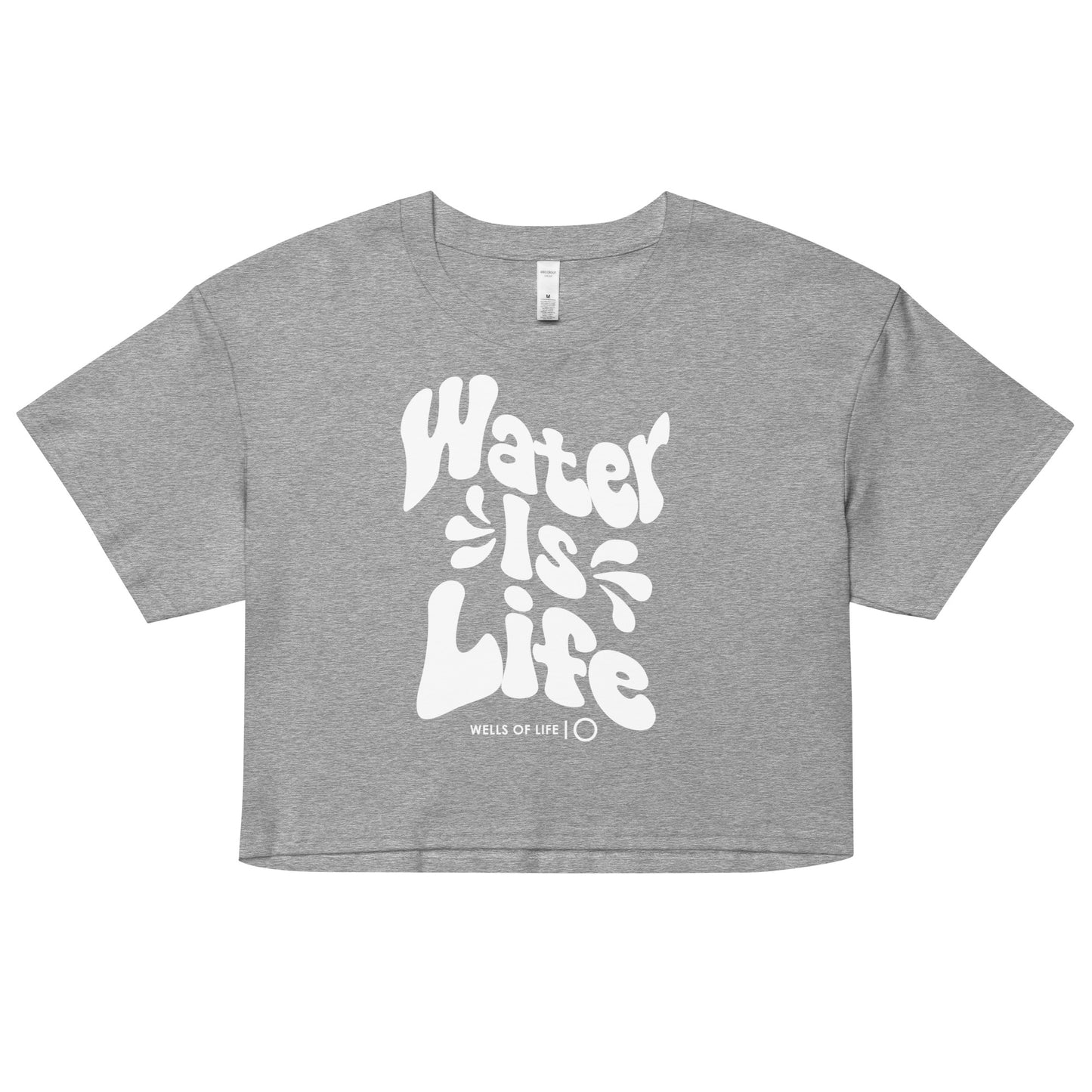 Water Is Life Women’s crop top T
