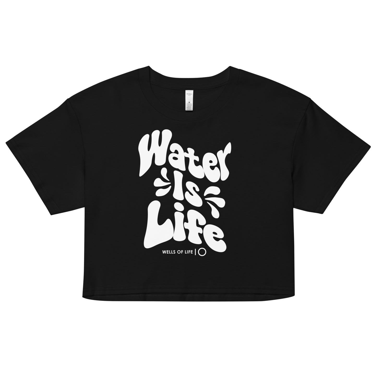 Water Is Life Women’s crop top T