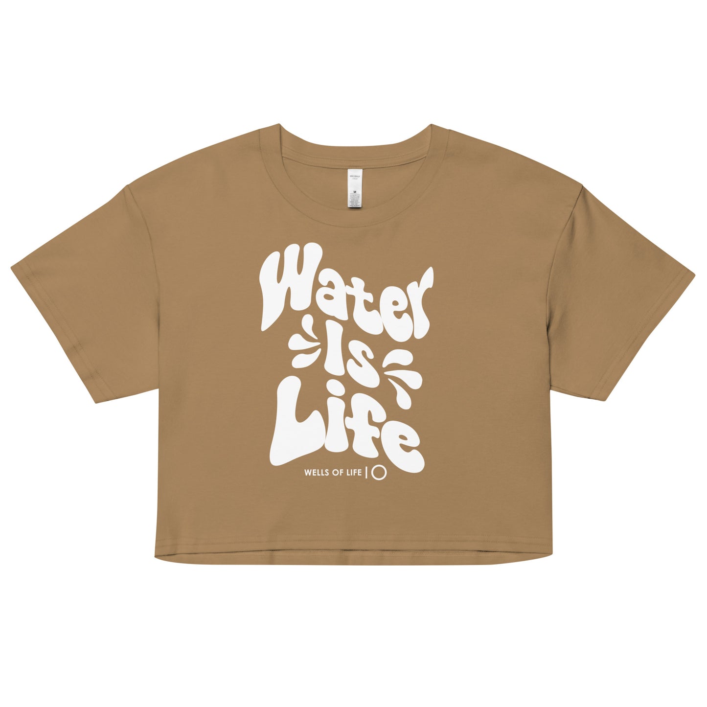 Water Is Life Women’s crop top T