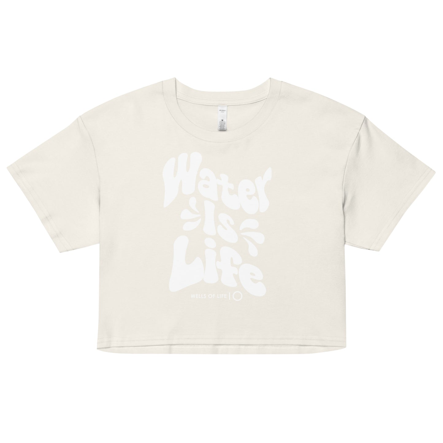 Water Is Life Women’s crop top T