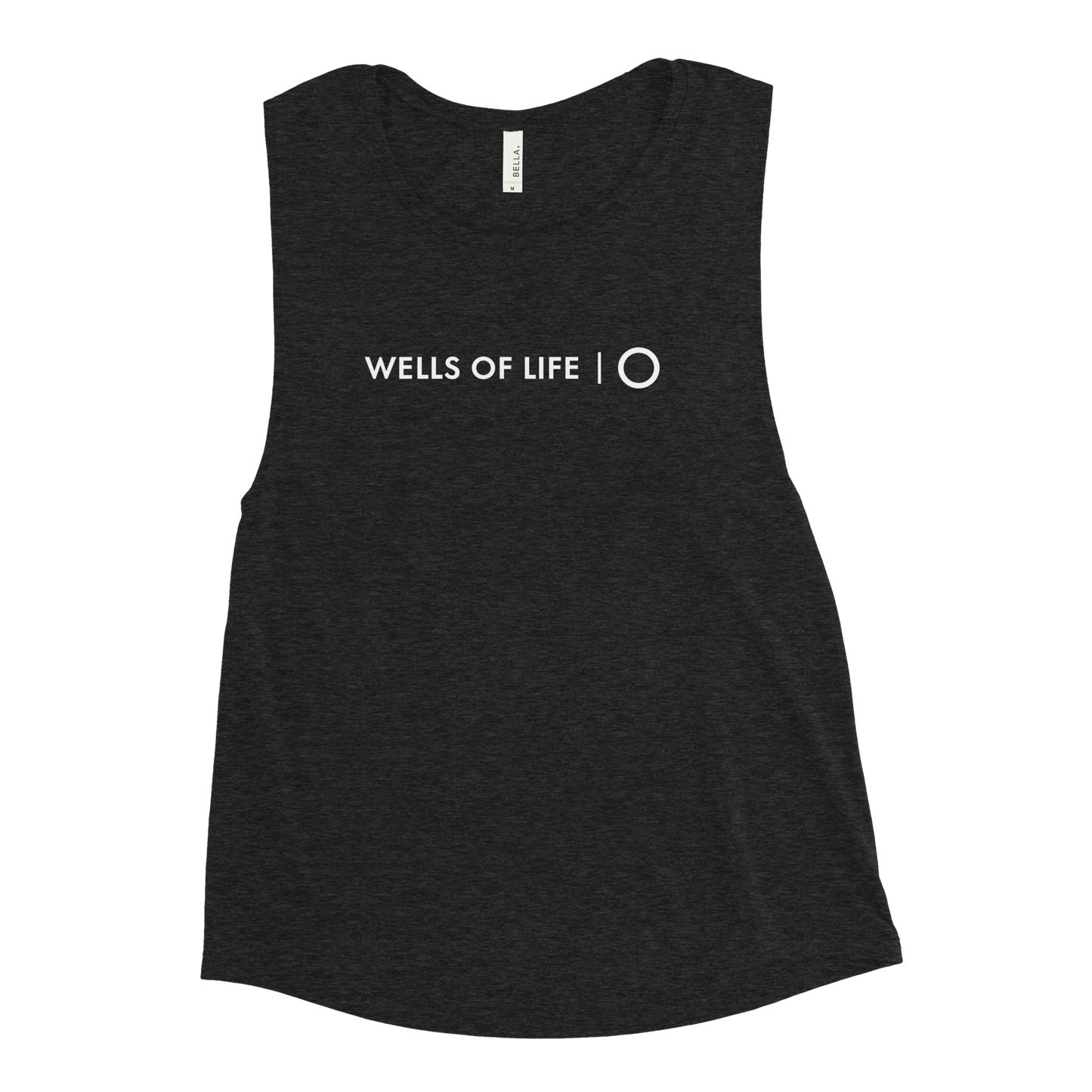Wells Of Life Logo Women's Muscle Tank