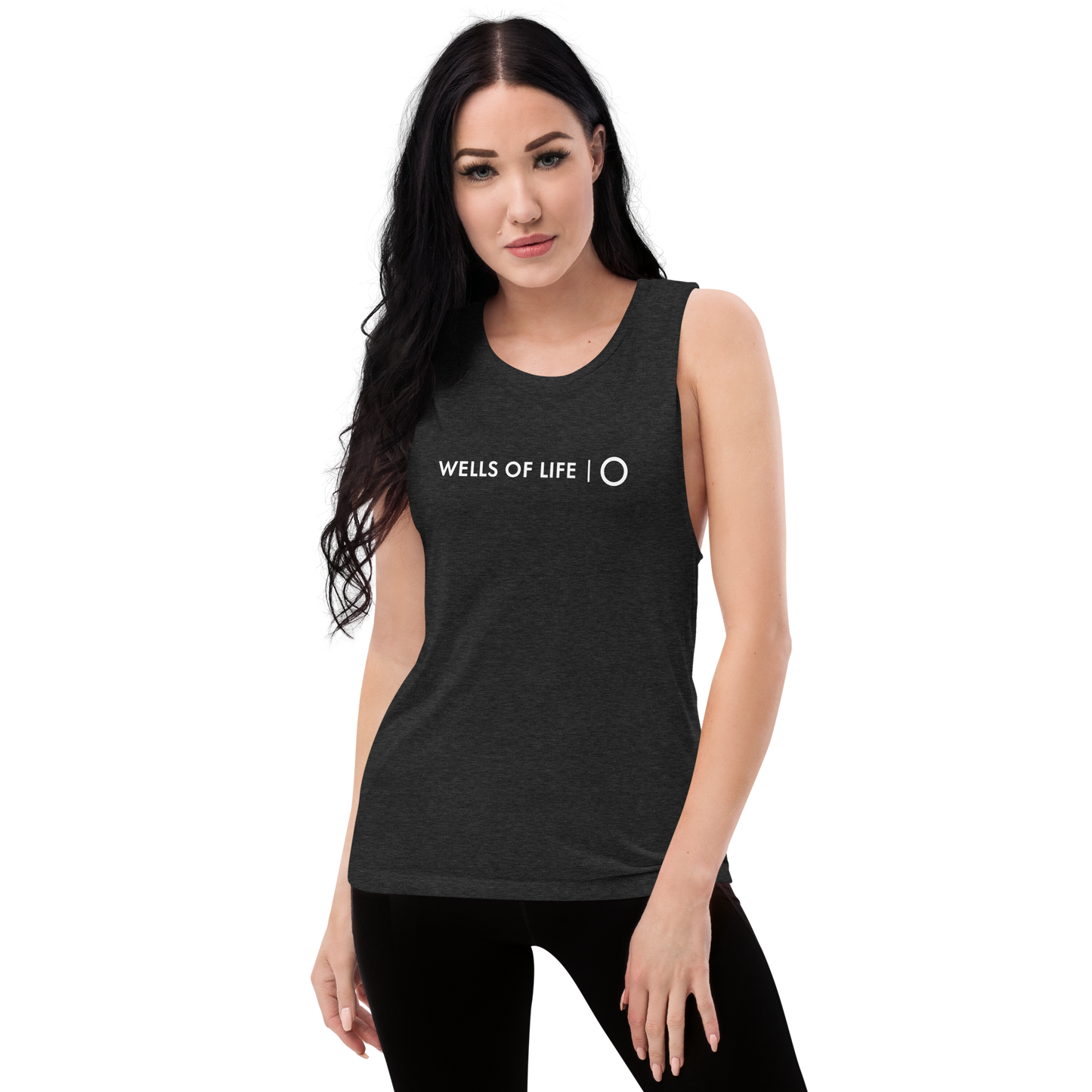 Wells Of Life Logo Women's Muscle Tank