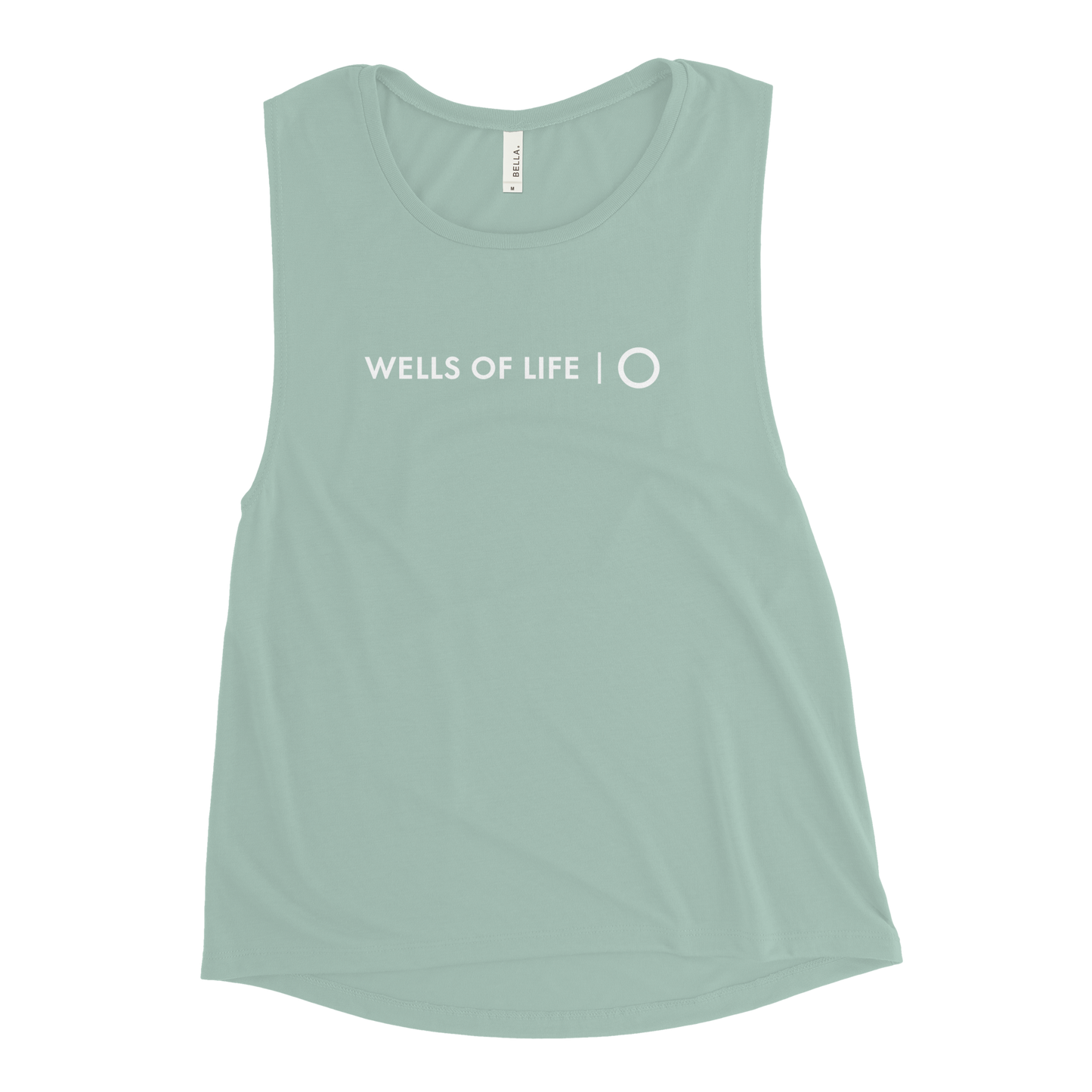 Wells Of Life Logo Women's Muscle Tank