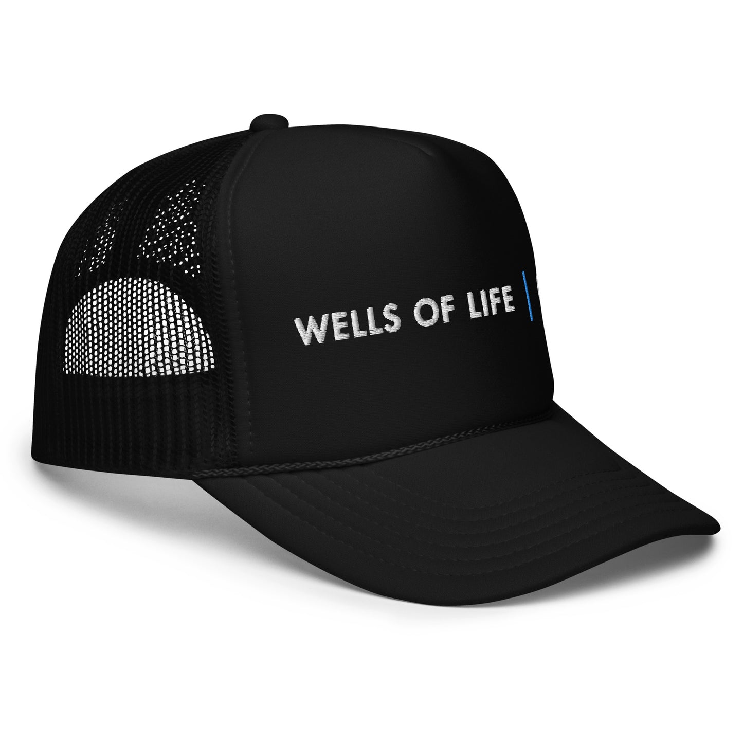 Wells Of Life Logo Foam Trucker Cap