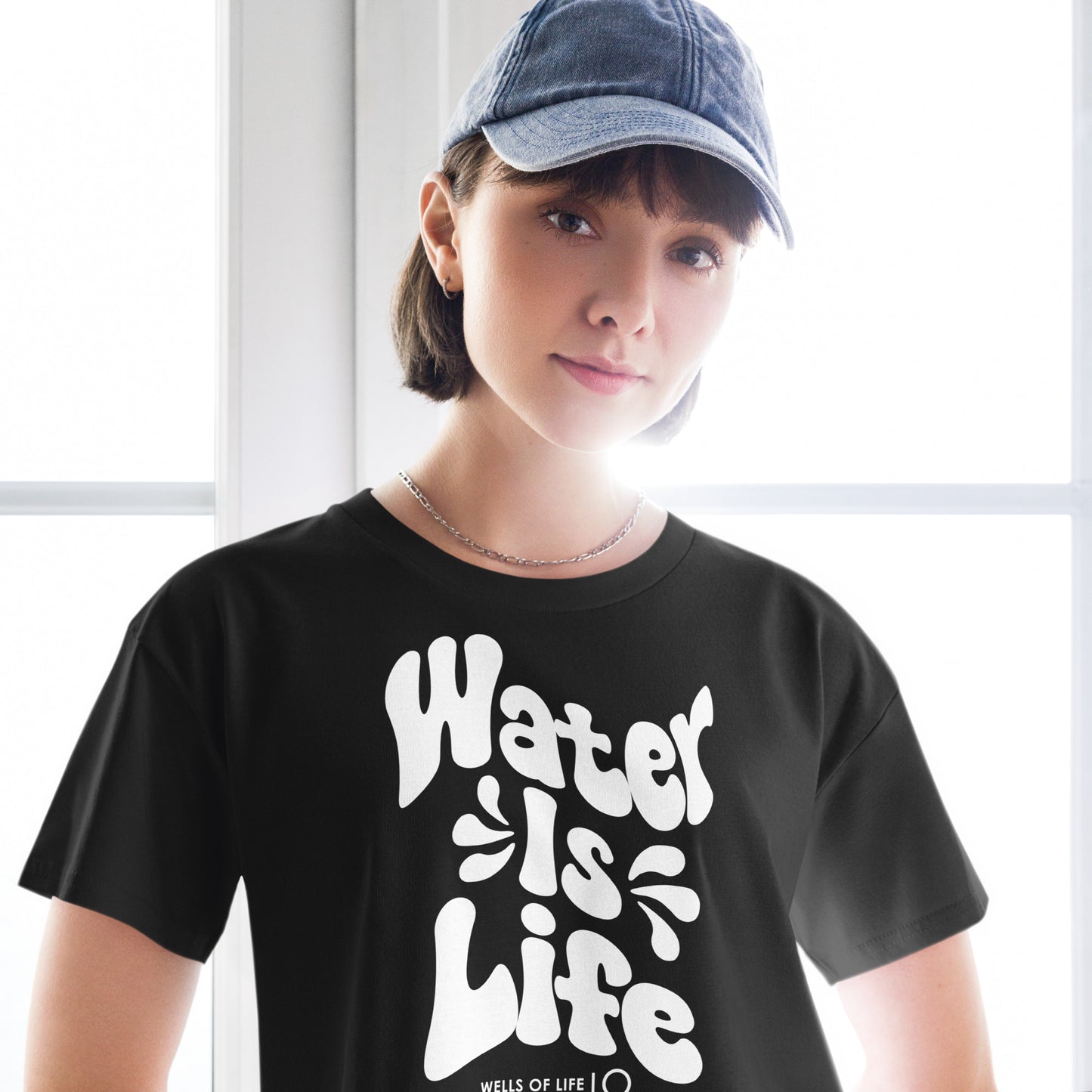 Water Is Life Women’s crop top T